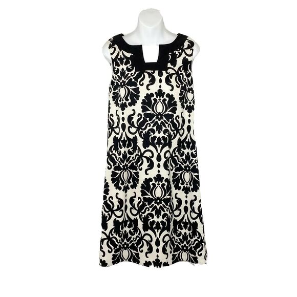ALYX Dress Womens Size 6 Baroque Black/Ivory Sleeveless Bodice Lined - Picture 1 of 12